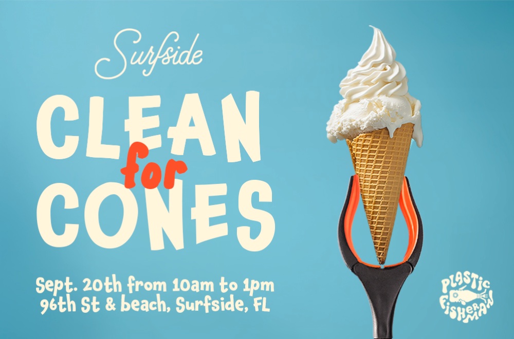 SURFSIDE’S CLEAN FOR CONES by Plastic Fisherman 🍦🌊  ICC2026