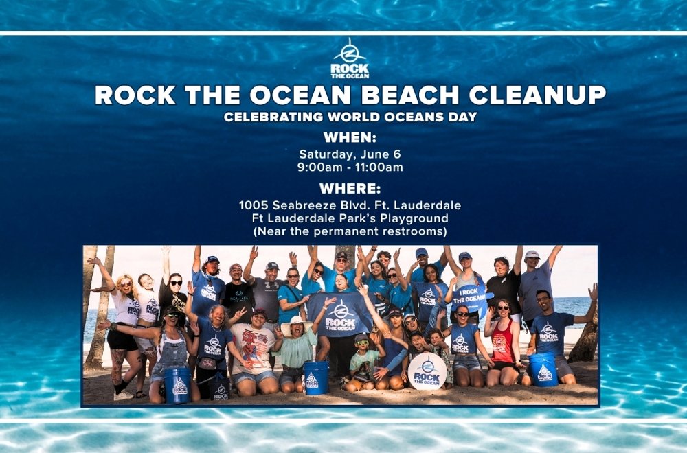 Rock The Ocean Beach Cleanup Celebrating World Oceans Day