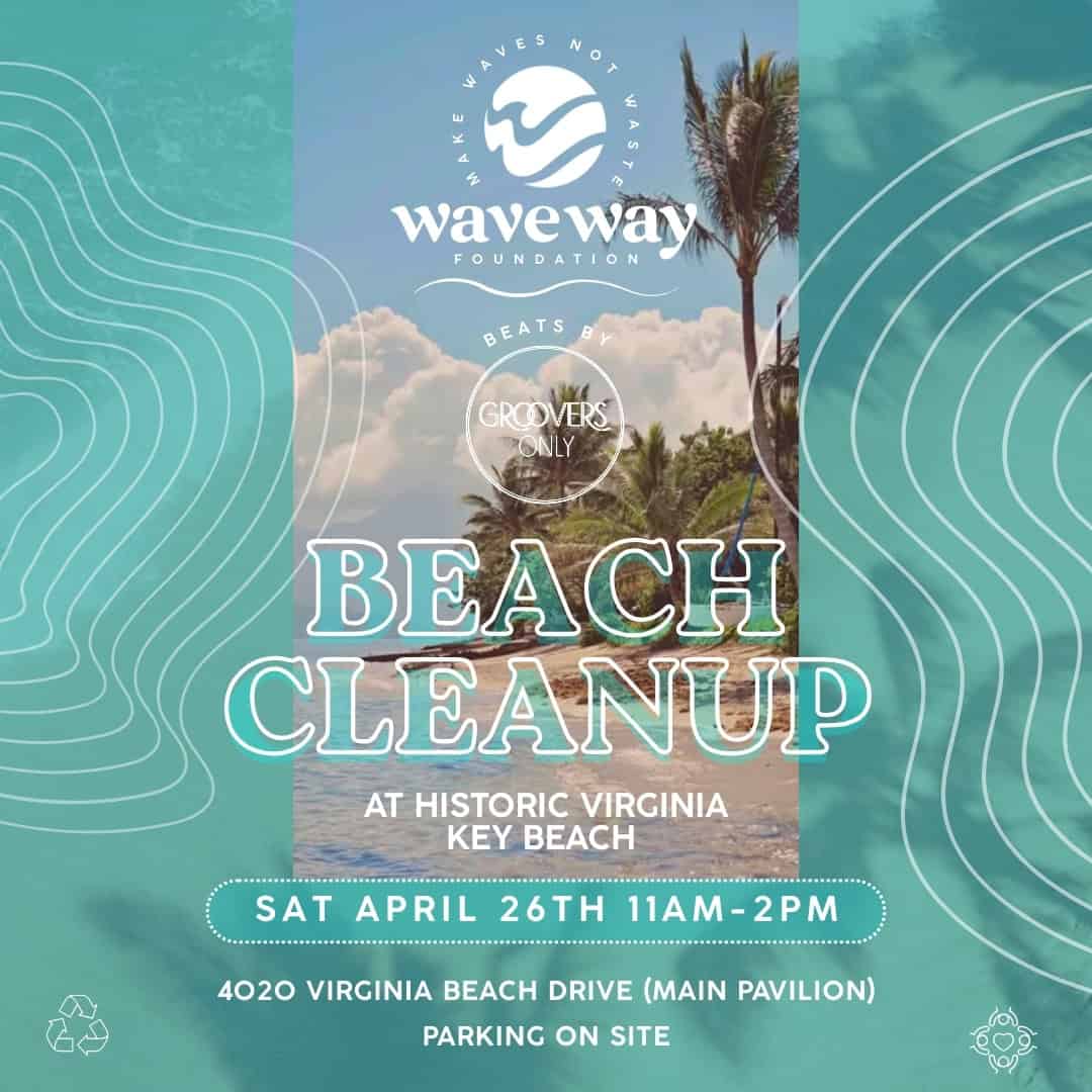 WaveWay Foundation Virginia Key Beach Cleanup