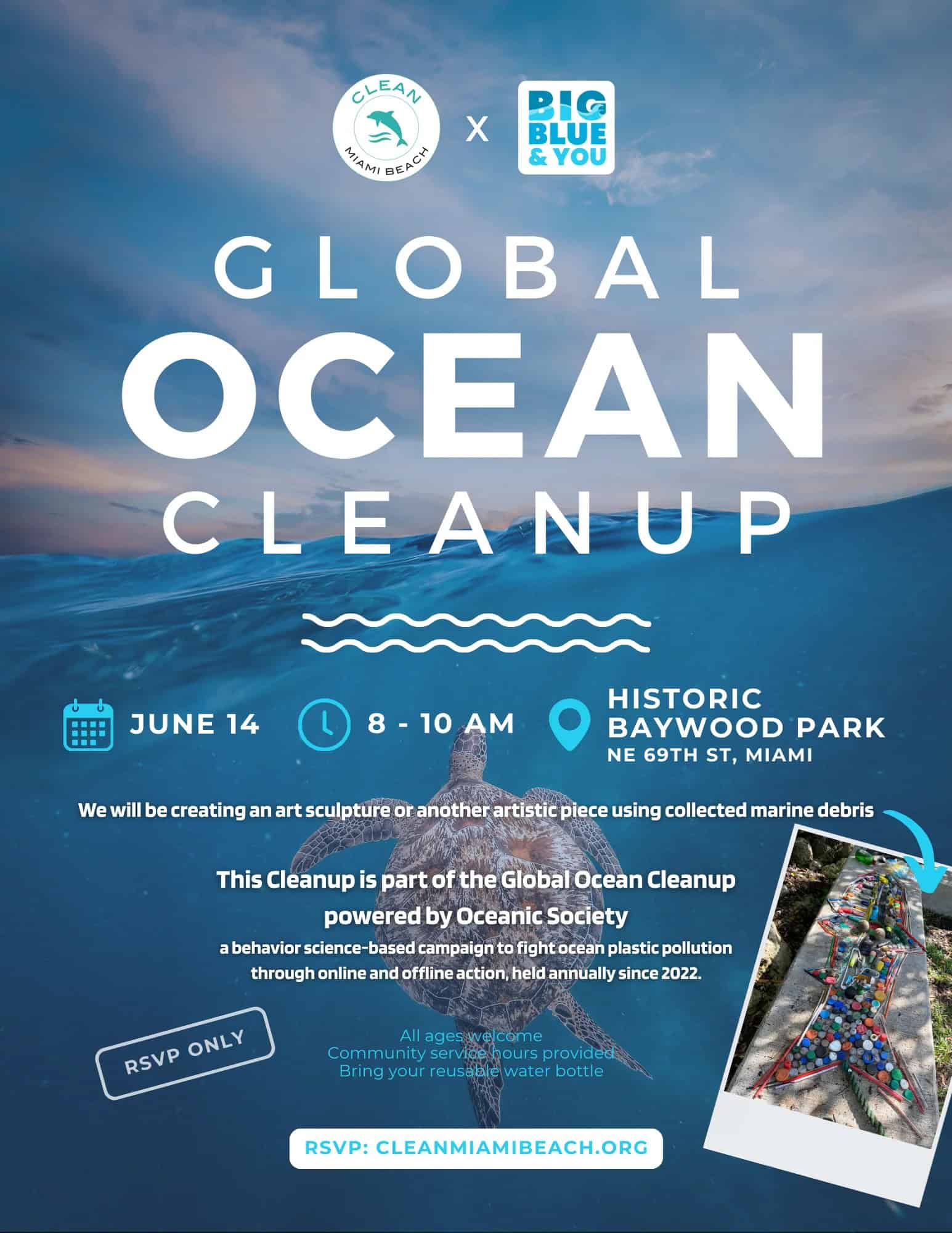 Clean Miami Beach x Big Blue & You | Global Ocean Cleanup