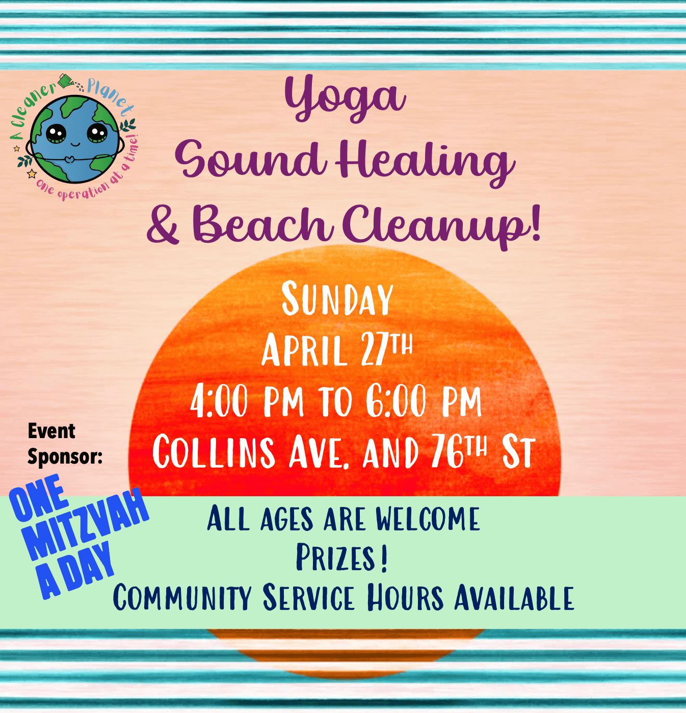 Yoga, Sound Healing & Beach Cleanup! Earth Day Celebration!