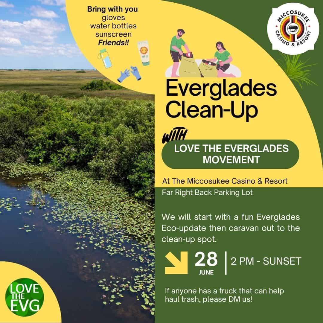 Summer Greetings Everglades Clean-Up 2025