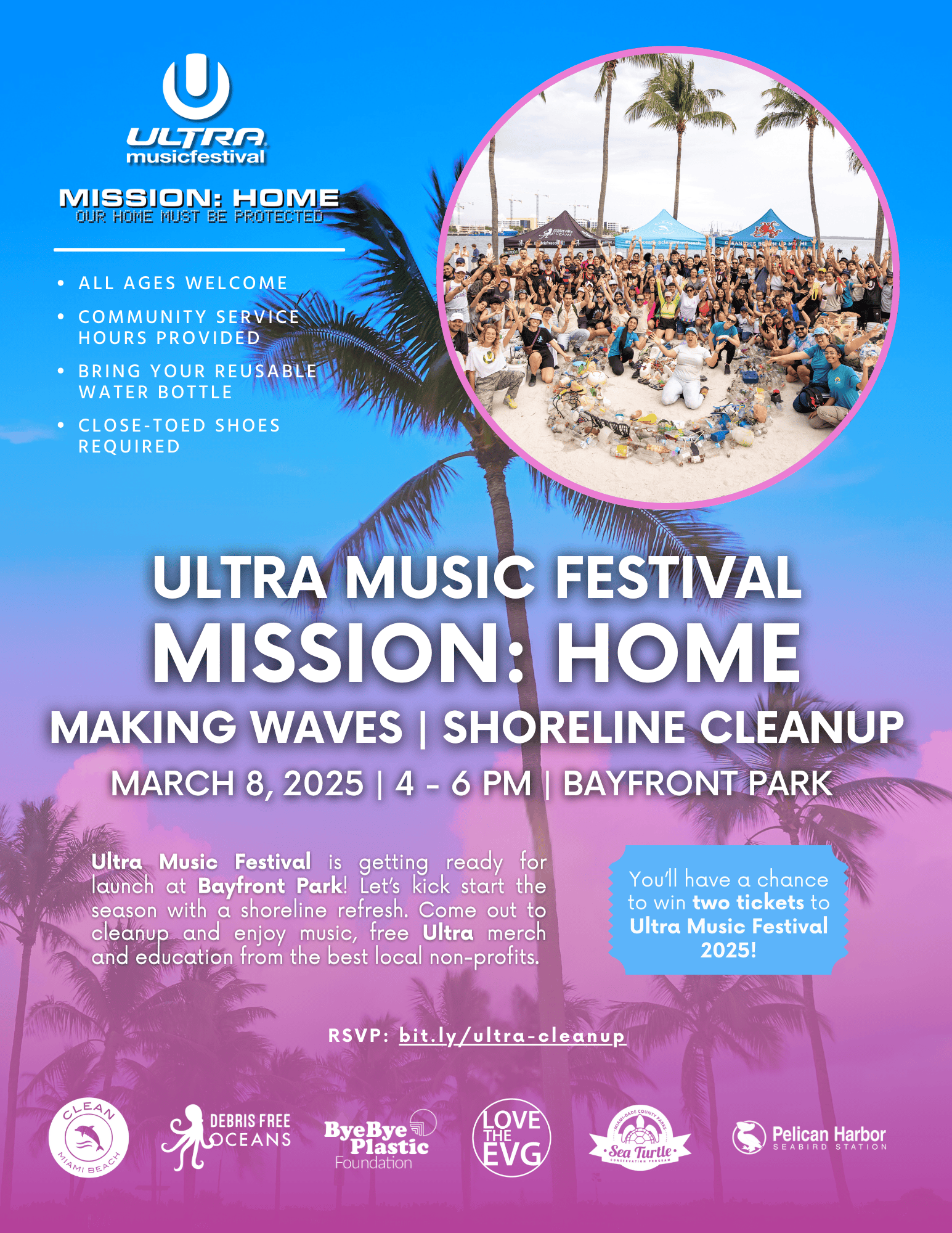 Ultra Music Festival’s Mission: Home | Making Waves | Shoreline Cleanup